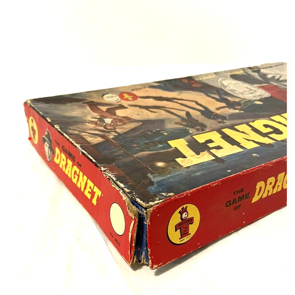 VTG The Game of Dragnet TV Series Jack Webb Board Game Transogram - Picture 6 of 13